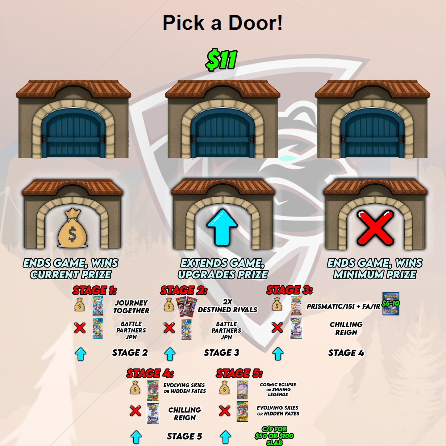 Pick a Door (WIN PACKS OR SLABS!)