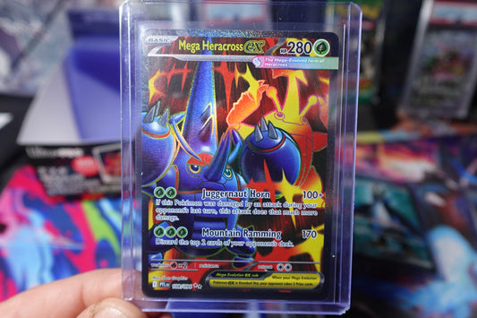 Mega Heracross ex - 108 (NM) | Phantasmal Flames | Raw Car