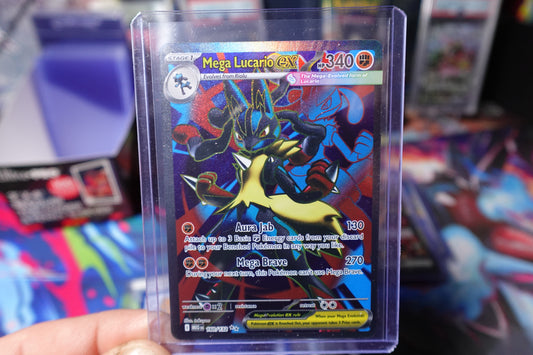Mega Lucario Ex - 160 (NM) | Mega Evolution | Raw Card