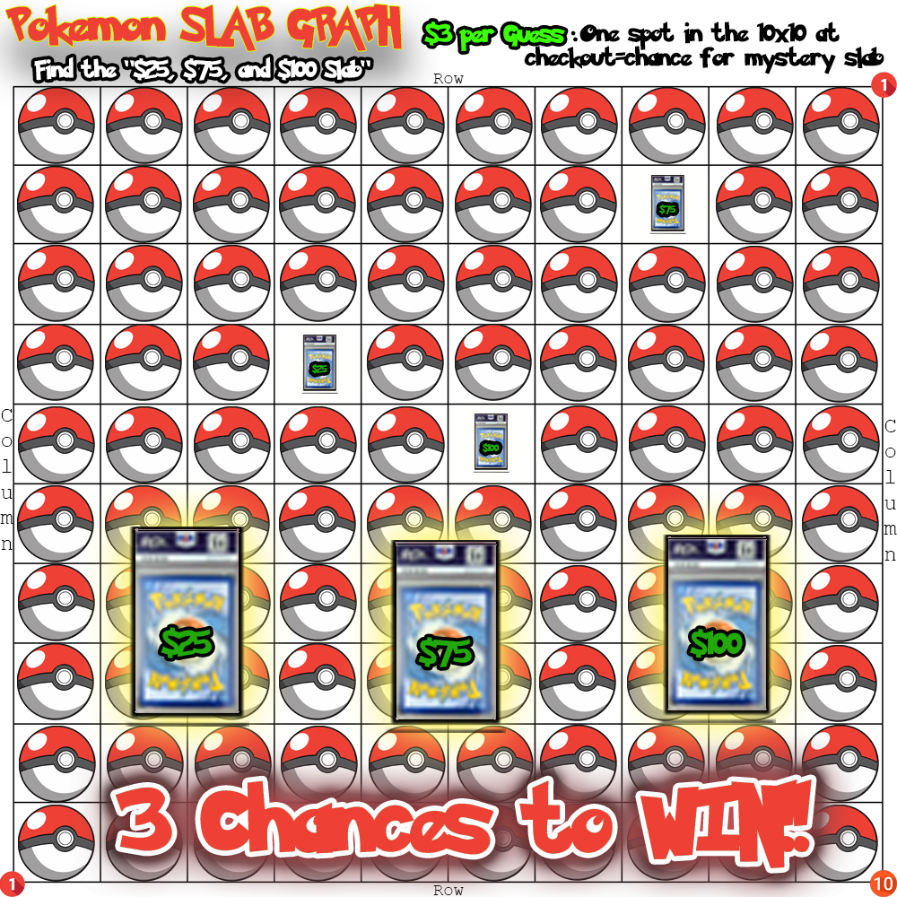 POKEMON SLAB GRAPH MYSTERY (READ DESC)